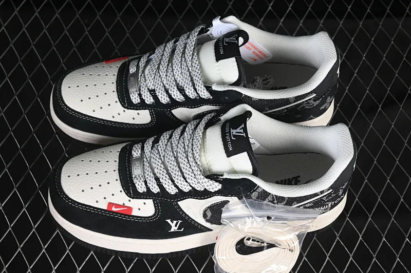 All categories Nk Air Force 1 Air Force series Nk Air Force 1 Low Air Force low-top Nike Air Force 1'07 Low LV joint cowboy pig eight meters black Air Force 1 low-top casual sneakers MZ9588-805